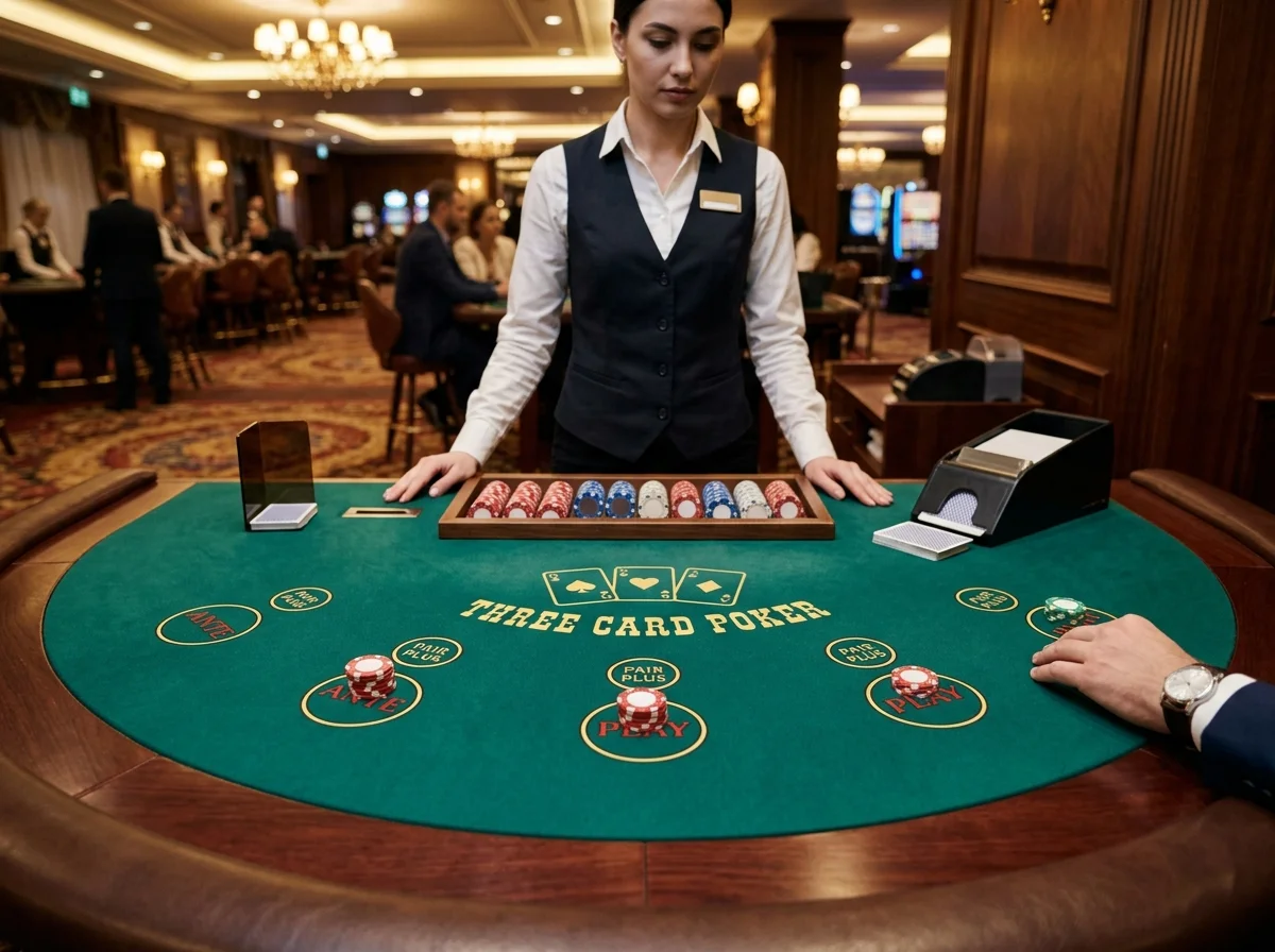 Three Card Poker tafelspel Spinalto